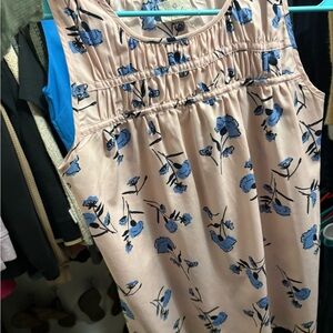 Tres Jolie Accessories Pink and Blue Floral Kids Dress